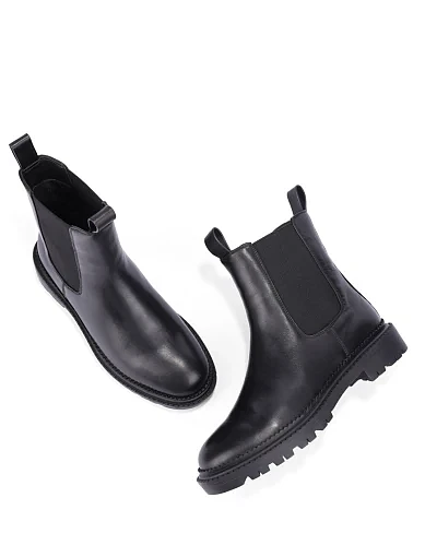 Жіночі черевики челсі Attizzare шкіряні чорні - фото 2 - Miraton