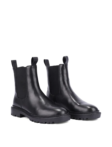 Жіночі черевики челсі Attizzare шкіряні чорні - фото 3 - Miraton