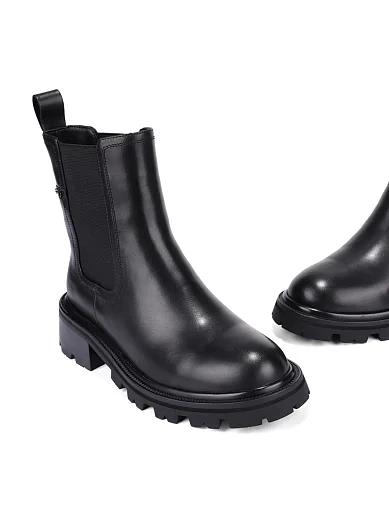 Жіночі черевики челсі Attizzare шкіряні чорні - фото 2 - Miraton