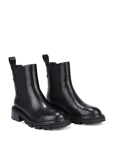 Жіночі черевики челсі Attizzare шкіряні чорні - фото 3 - Miraton