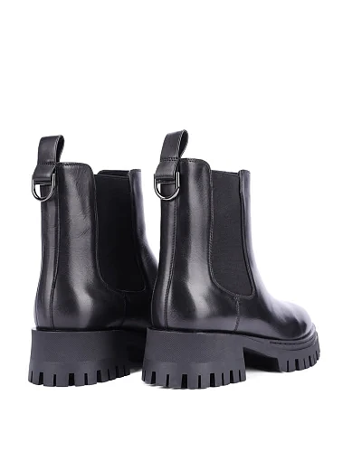 Женские ботинки челси MIRATON кожаные черные - фото 4 - Miraton