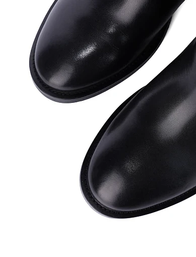 Женские сапоги Attizzare кожаные черные - фото 5 - Miraton