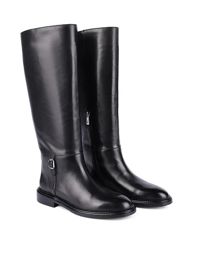 Жіночі чоботи Attizzare шкіряні чорні - фото 3 - Miraton
