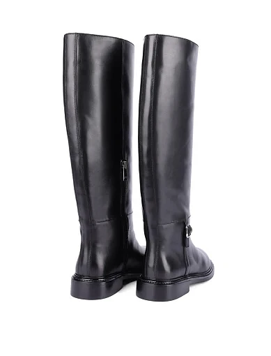 Жіночі чоботи Attizzare шкіряні чорні - фото 4 - Miraton