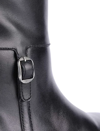 Жіночі чоботи Attizzare шкіряні чорні - фото 5 - Miraton