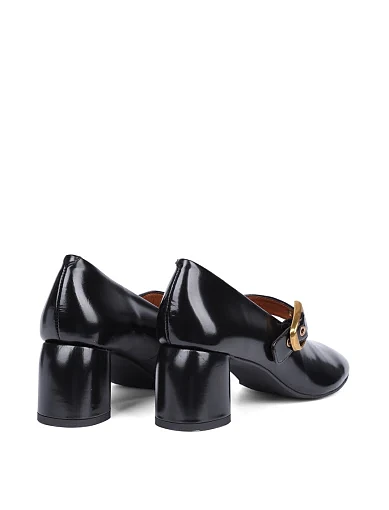 Жіночі туфлі Angel Alarcon шкіряні чорні - фото 4 - Miraton