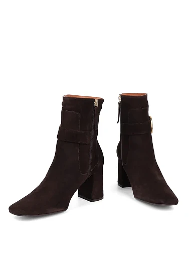 Жіночі черевики Angel Alarcon замшеві коричневі(25577-795C) - фото 2 - Miraton