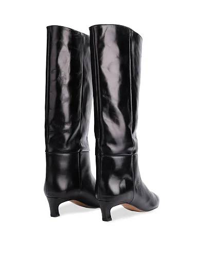 Жіночі чоботи Angel Alarcon шкіряні чорні - фото 4 - Miraton