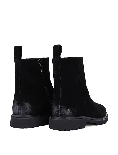 Жіночі черевики Attizzare велюрові чорні(AT0720M-688-2031) - фото 4 - Miraton