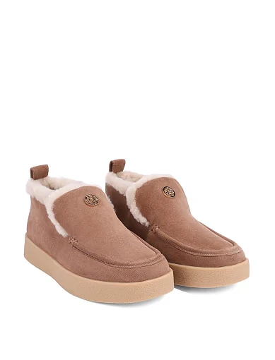 Жіночі черевики велюрові бежеві - фото 3 - Miraton