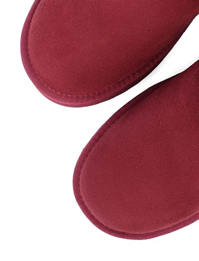 Жіночі уггі з дублянки бордові - фото 5 - Miraton