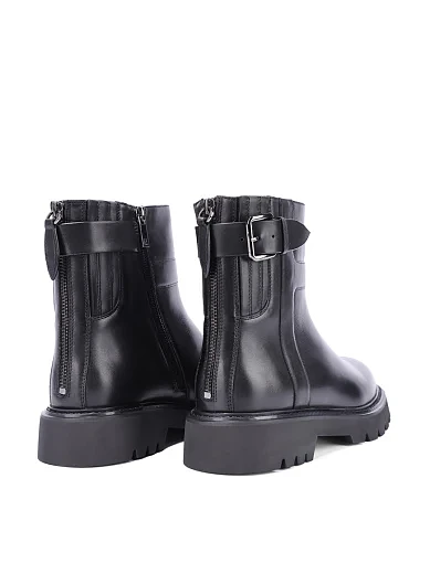 Жіночі черевики MIRATON шкіряні чорні - фото 5 - Miraton