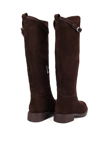 Жіночі чоботи Attizzare велюрові сірі - фото 4 - Miraton