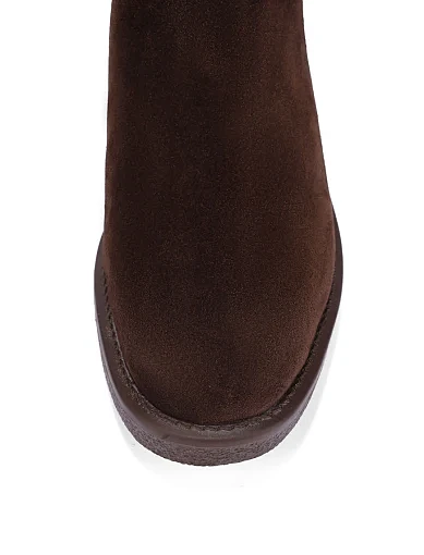 Жіночі чоботи Attizzare велюрові сірі - фото 5 - Miraton