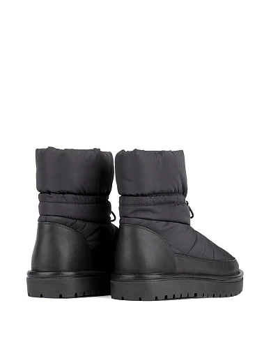 Женские ботинки MIRATON тканевые черные - фото 3 - Miraton