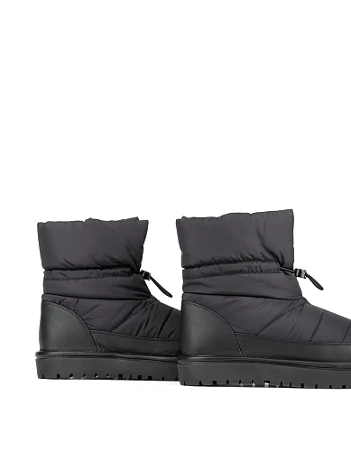 Женские ботинки MIRATON тканевые черные - фото 5 - Miraton