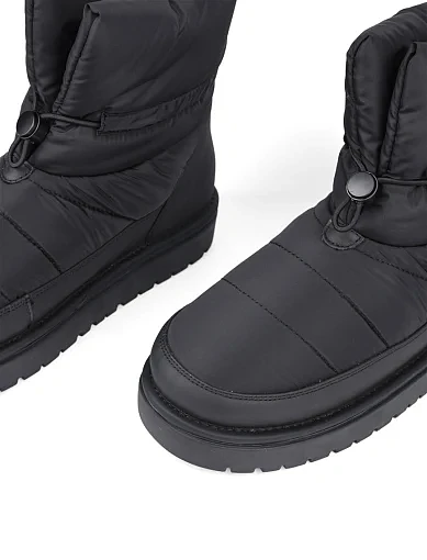 Женские ботинки MIRATON тканевые черные - фото 7 - Miraton