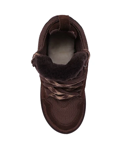 Жіночі уггі MIRATON велюрові коричневі - фото 5 - Miraton