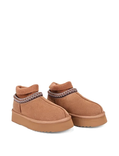 Жіночі уггі велюрові бежеві(1157702) - фото 3 - Miraton