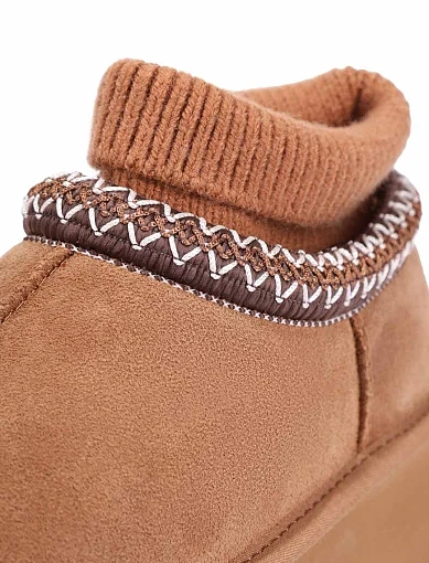 Жіночі уггі велюрові бежеві(1157702) - фото 5 - Miraton