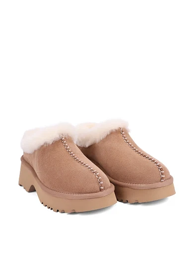 Жіночі уггі велюрові бежеві - фото 3 - Miraton