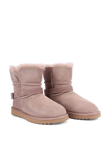 Жіночі уггі з дублянки сірі - фото 3 - Miraton