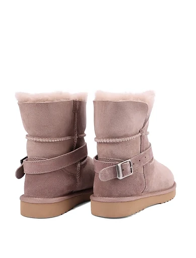 Жіночі уггі з дублянки сірі - фото 4 - Miraton