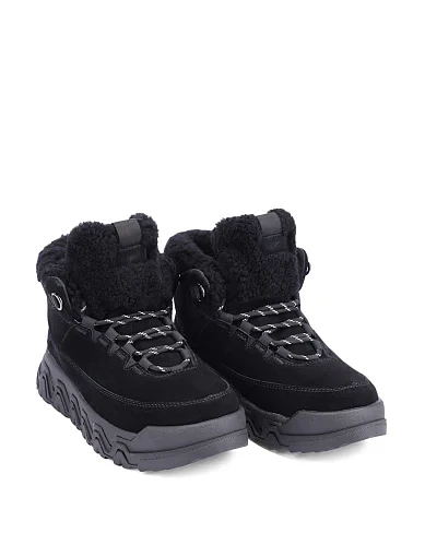 Жіночі черевики велюрові чорні - фото 3 - Miraton