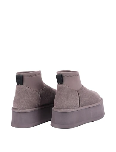 Жіночі уггі велюрові сірі - фото 4 - Miraton