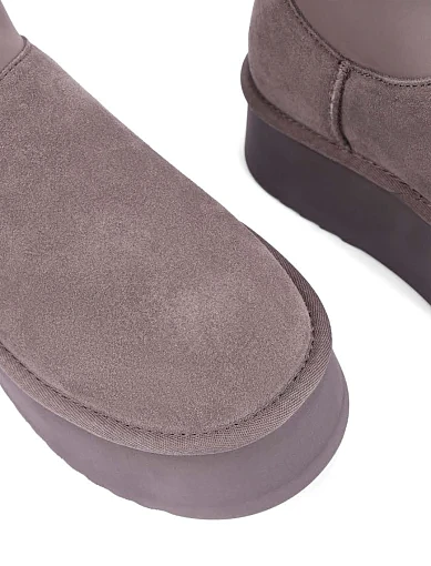 Жіночі уггі велюрові сірі - фото 5 - Miraton