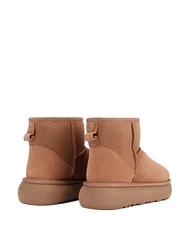 Жіночі уггі з дублянки бежеві(5854) - фото 4 - Miraton