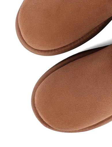 Жіночі уггі з дублянки бежеві(5854) - фото 5 - Miraton