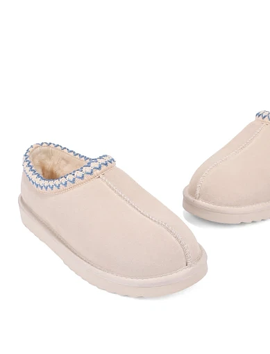 Жіночі уггі велюрові білі(5955) - фото 5 - Miraton