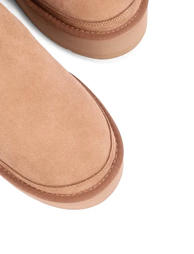 Жіночі уггі велюрові бежеві - фото 5 - Miraton