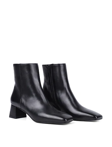 Женские ботинки Ma+De 94 кожаные черные - фото 3 - Miraton