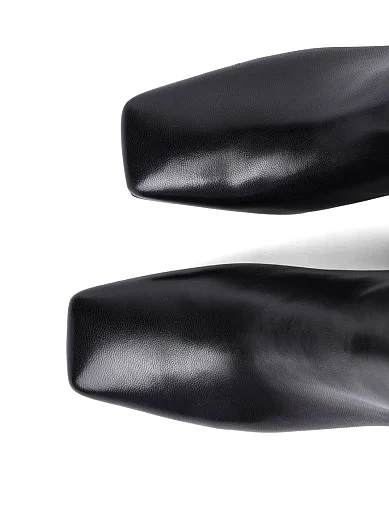 Женские ботинки Ma+De 94 кожаные черные - фото 5 - Miraton