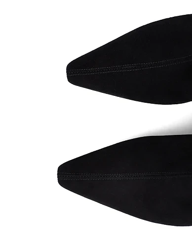 Женские ботинки Ma+De 94 замшевые черные - фото 5 - Miraton