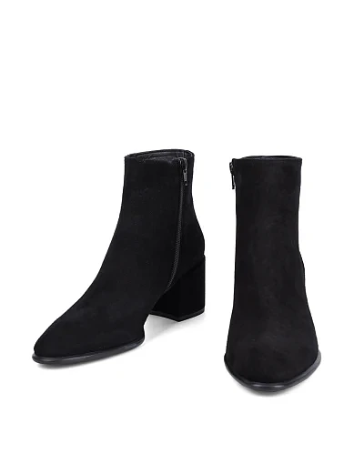 Жіночі черевики Ma+De 94 замшеві чорні - фото 2 - Miraton