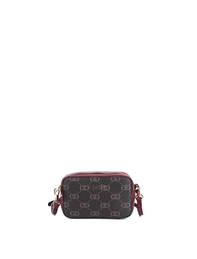 Жіноча сумка camera bag LIU JO з екошкіри бордова фото 1