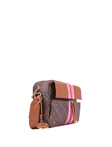 Жіноча сумка крос-боді LIU JO з екошкіри помаранчева - фото 2 - Miraton