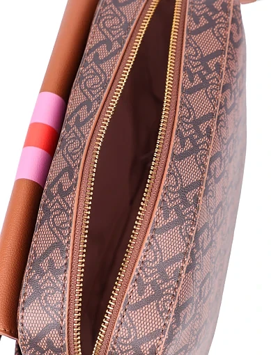 Жіноча сумка крос-боді LIU JO з екошкіри помаранчева - фото 5 - Miraton