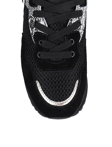 Жіночі кросівки LIU JO шкіряні чорні - фото 5 - Miraton