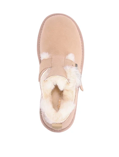 Женские угги MIRATON велюровые бежевые - фото 2 - Miraton
