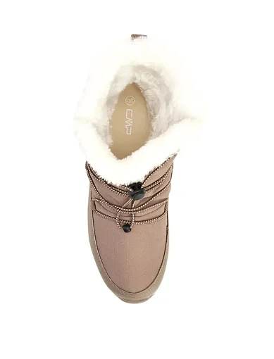 Жіночі дутики CMP SHERATAN SNOW BOOTS WP з екошкіри бежеві - фото 3 - Miraton