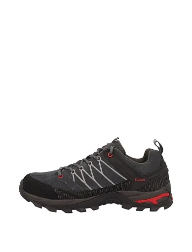 Чоловічі кросівки CMP RIGEL LOW TREKKING SHOES WP шкіряні темно-сірі (3Q13247-60UU) - фото 2 - Miraton
