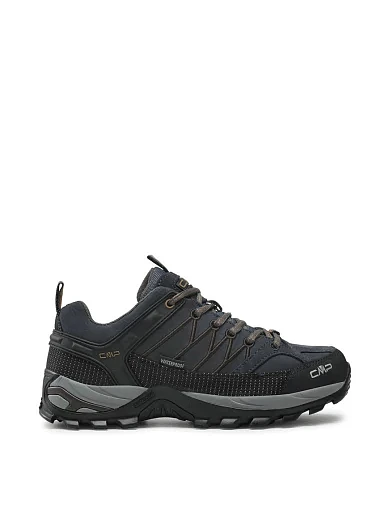 Мужские кроссовки CMP RIGEL LOW TREKKING SHOES WP кожаные синие фото 1