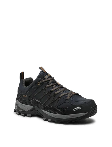 Чоловічі кросівки CMP RIGEL LOW TREKKING SHOES WP шкіряні сині (3Q13247-68UH) - фото 2 - Miraton