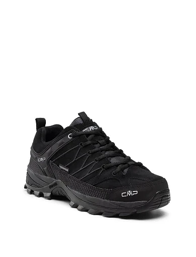 Чоловічі кросівки CMP RIGEL LOW TREKKING SHOES WP шкіряні чорні (3Q13247-72YF) - фото 2 - Miraton