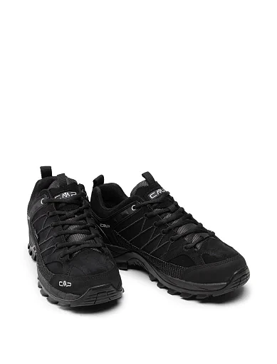 Чоловічі кросівки CMP RIGEL LOW TREKKING SHOES WP шкіряні чорні (3Q13247-72YF) - фото 4 - Miraton