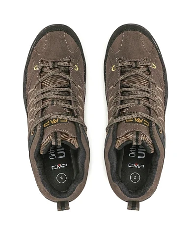 Мужские кроссовки CMP RIGEL LOW TREKKING SHOES WP кожаные коричневые - фото 4 - Miraton